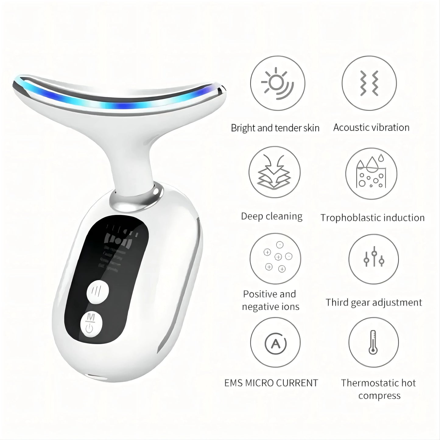 AuraLift EMS & Red Light Facial Rejuvenation Device